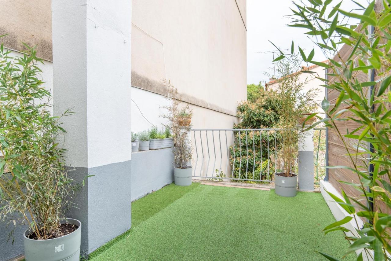 Studio Blancarde Terrasse Parking Clim Marseille Exterior photo